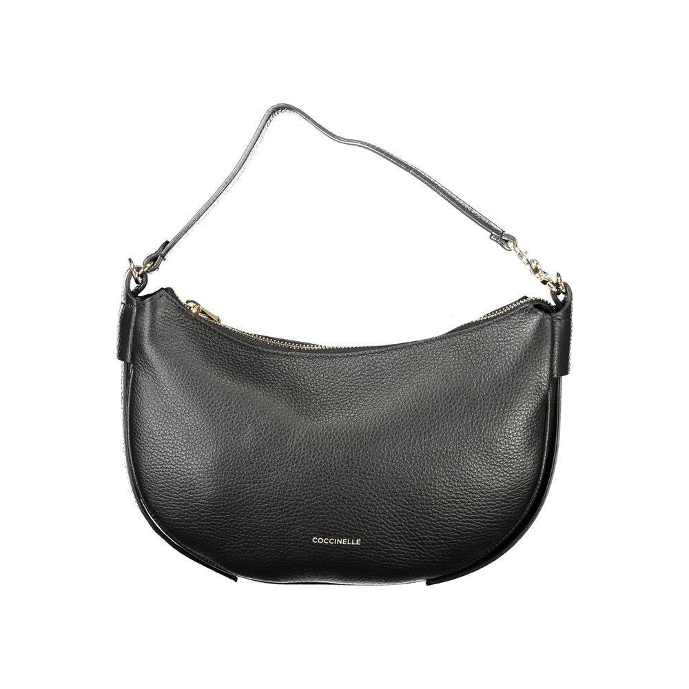 Coccinelle Black Leather Women Shoulder Women's Bag