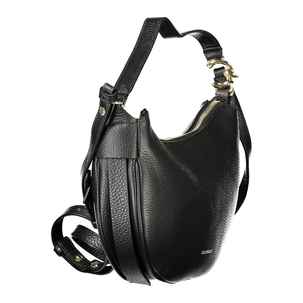 Coccinelle Black Leather Women Shoulder Women's Bag