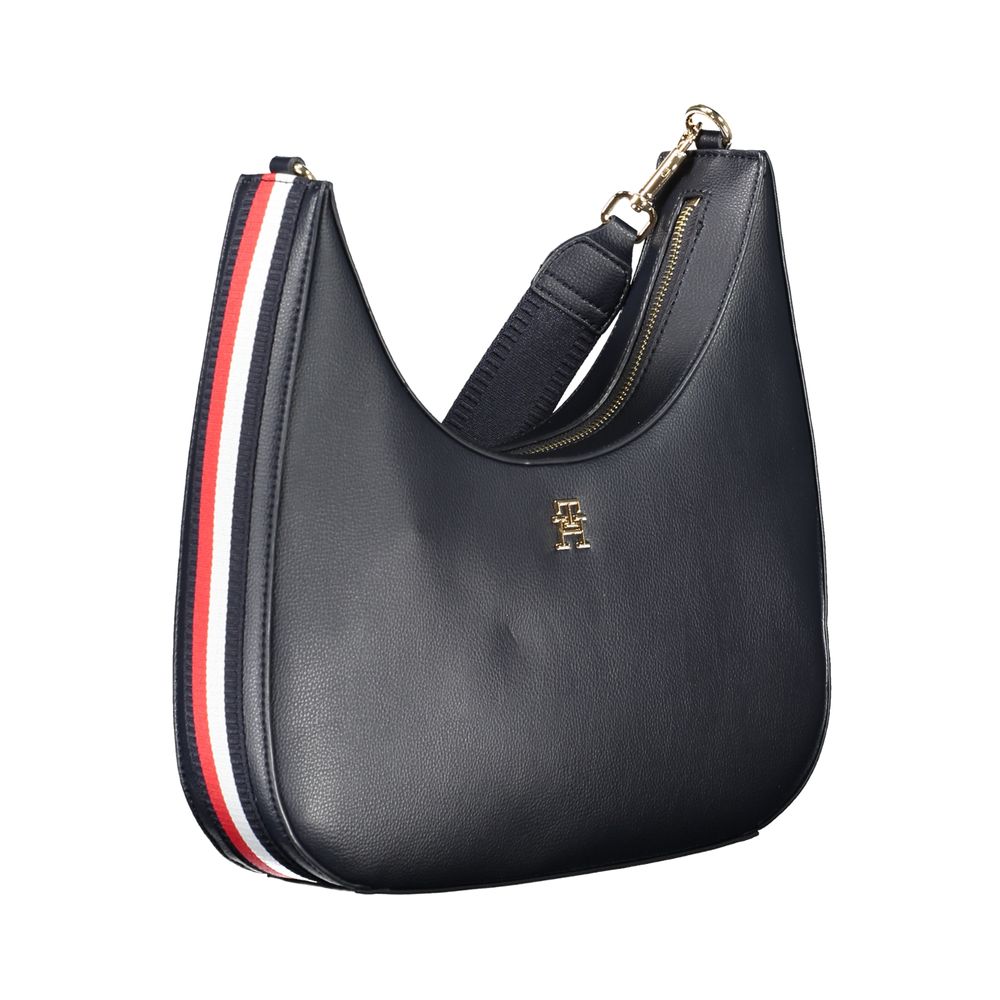 Tommy Hilfiger Blue Polyester Women Shoulder Women's Bag