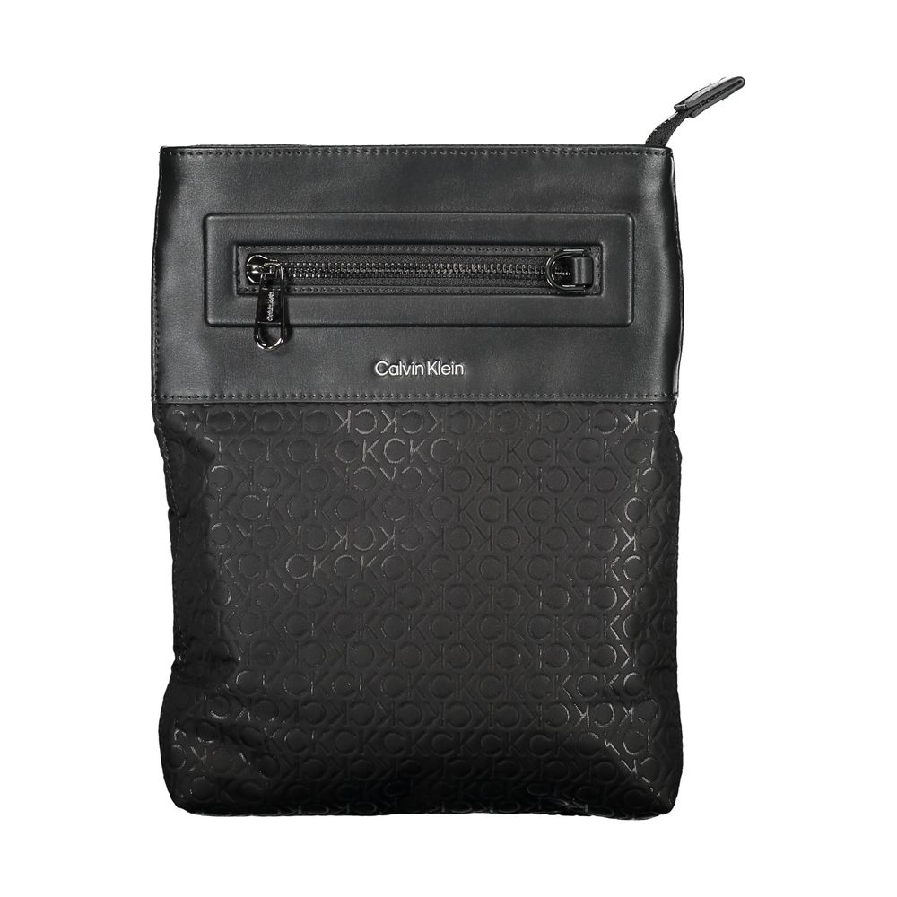 Calvin Klein Black Polyester Men's Shoulder Men's Bag