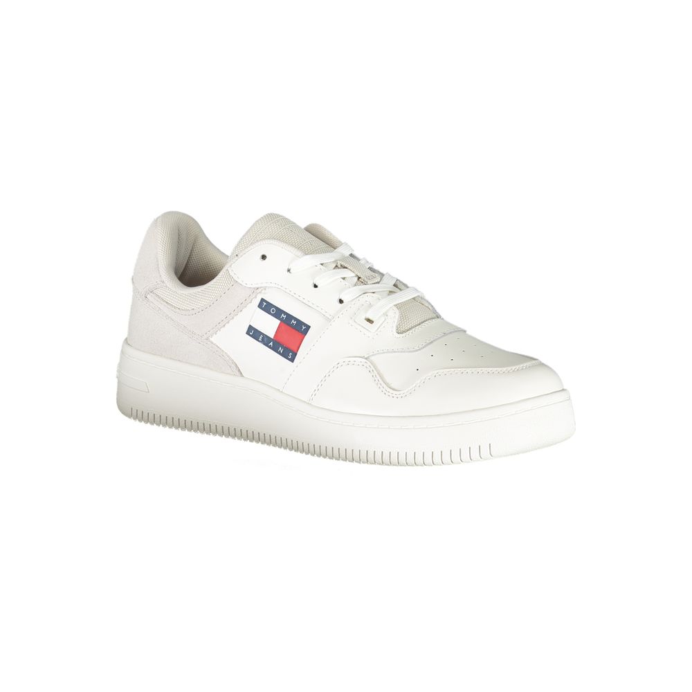 Tommy Hilfiger White Polyester Women's Sneaker
