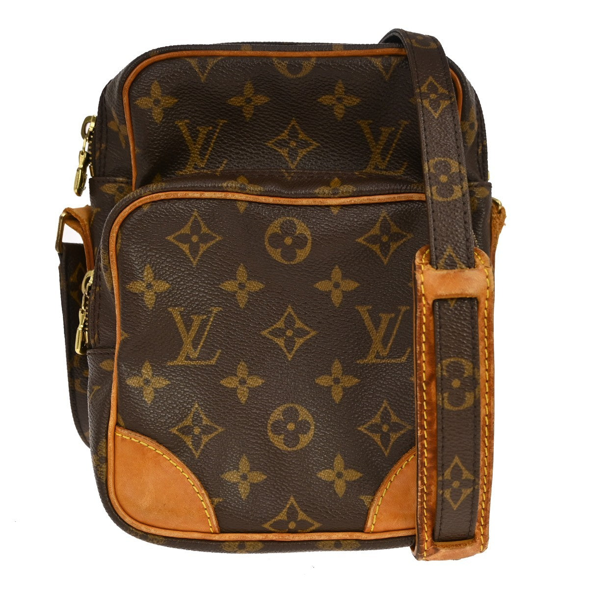 Louis Vuitton Amazone Monogram Canvas Brown Canvas Handbag (Pre-Owned)