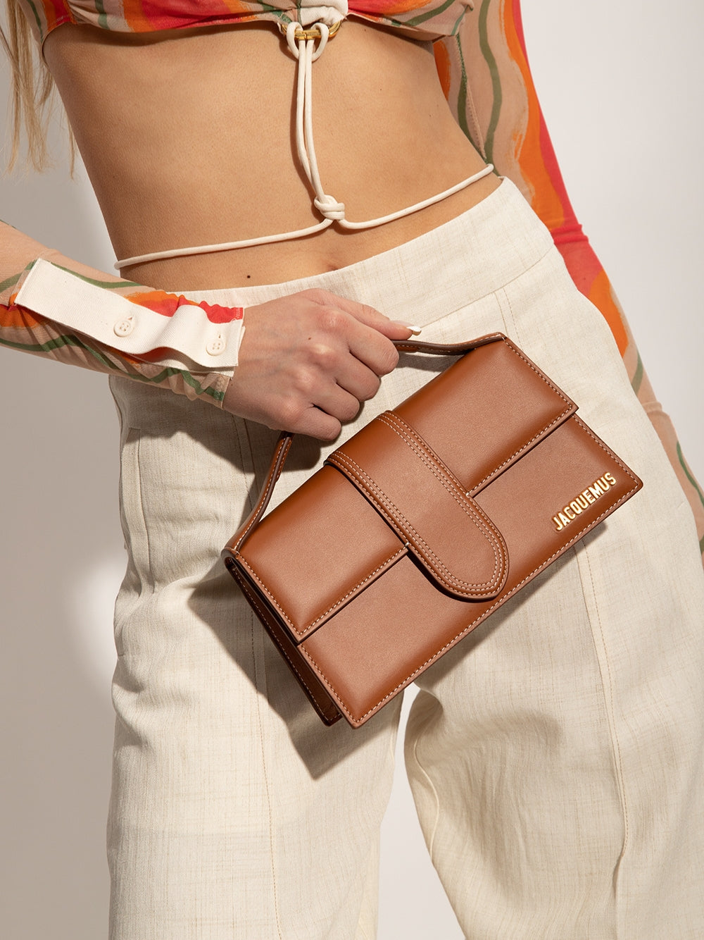 Jacquemus Le Grand Bambino Light Brown Women's Bag