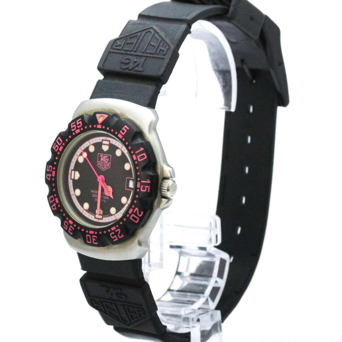 Tag Heuer Formula 1 Lady Stainless Steel And Rubber Watch (Pre-Owned)