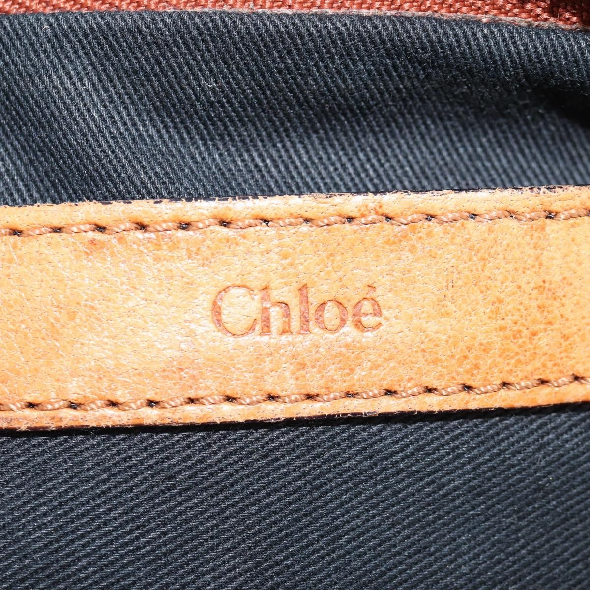 Chloe Ethel Top Handle Leather Brown Leather Handbag (Pre-Owned)