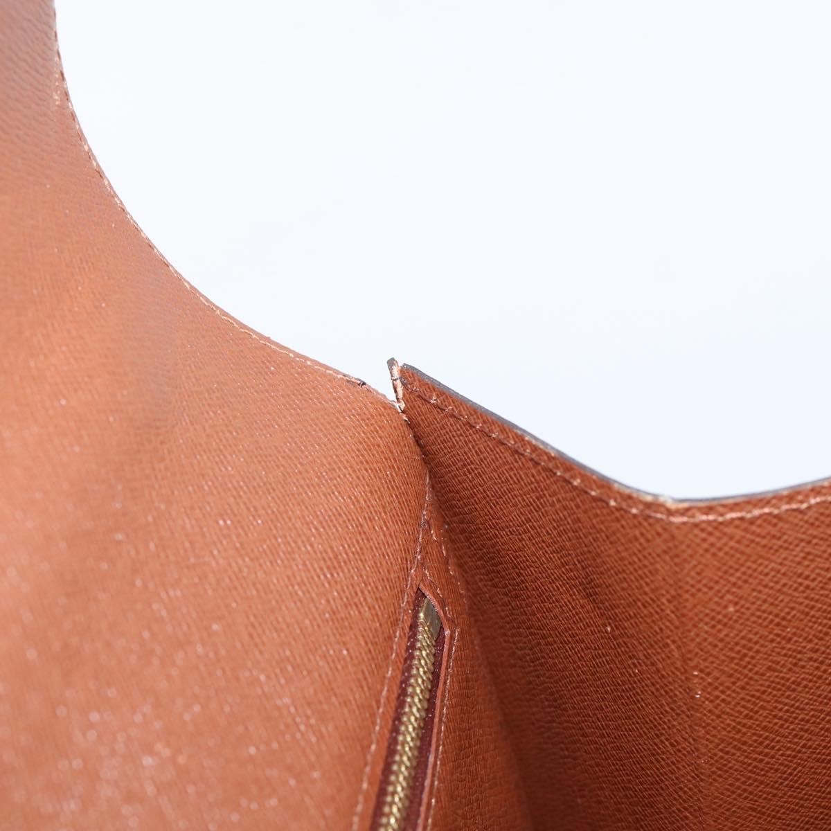 Louis Vuitton Monceau Monogram Canvas Brown Canvas Handbag (Pre-Owned)