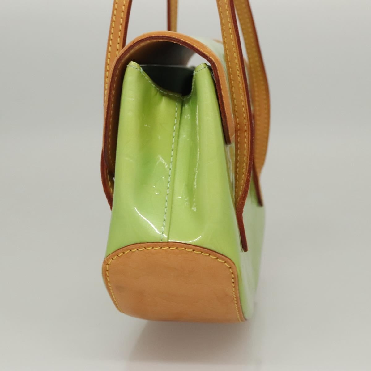 Louis Vuitton Biscayne Bay Monogram Vernis Green Patent_Leather Shoulder Bag Bag (Pre-Owned)