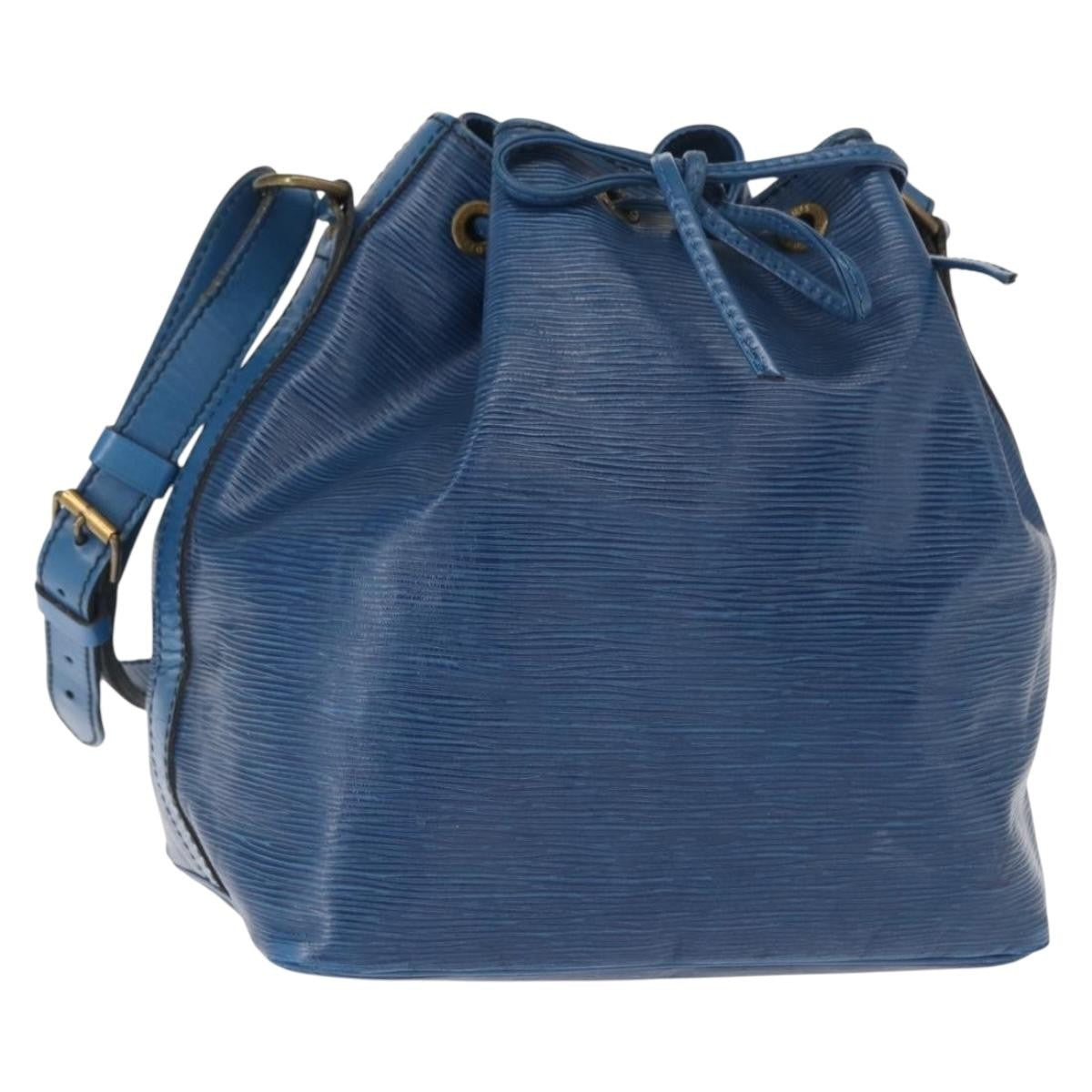 Louis Vuitton Noe Epi Leather Blue Leather Shoulder Bag Bag (Pre-Owned)