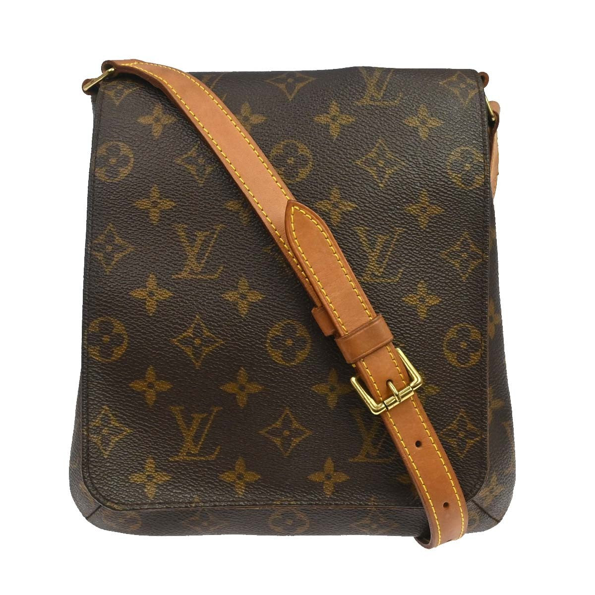 Louis Vuitton Musette Salsa Monogram Canvas Brown Canvas Shoulder Bag Bag (Pre-Owned)