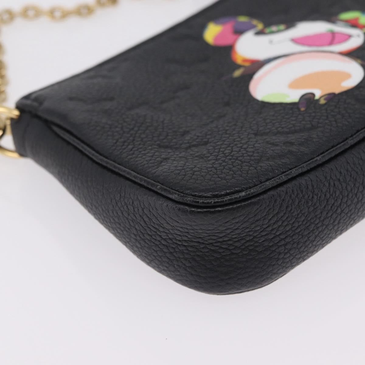 Louis Vuitton Pochette Accessoires Monogram Empreinte Leather Black Leather Clutche & Pouche Bag (Pre-Owned)