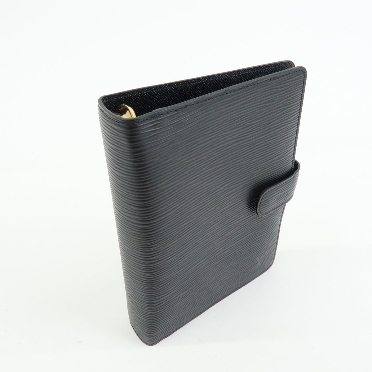 Louis Vuitton Ring Agenda Cover Epi Leather Black Leather Briefcase Bag (Pre-Owned)