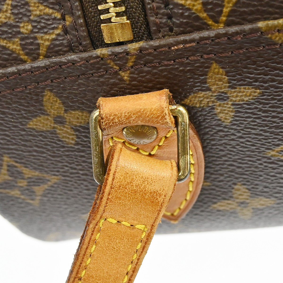 Louis Vuitton Blois Monogram Canvas Brown Canvas Shoulder Bag Bag (Pre-Owned)