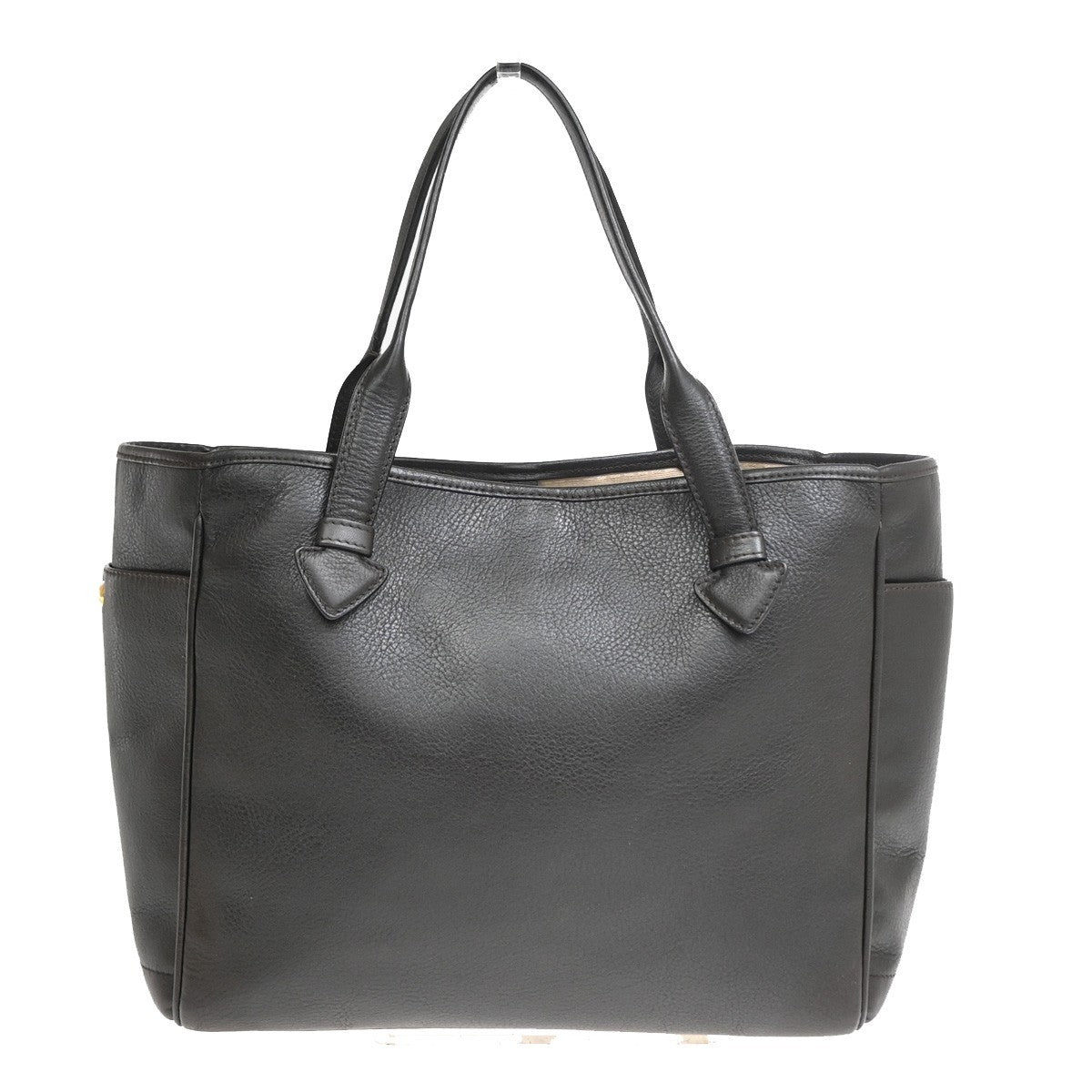 Loewe Heritage Leather Brown Leather Tote Bag Bag (Pre-Owned)