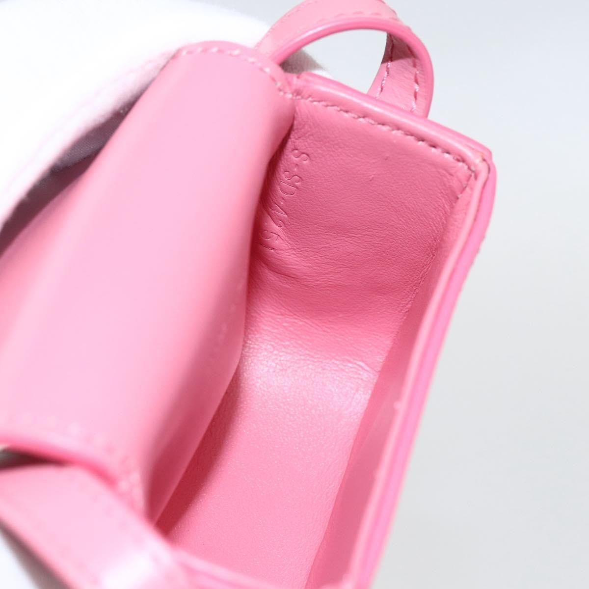 Celine Triomphe Shoulder Smooth Calfskin Pink Leather Shoulder Bag Bag (Pre-Owned)