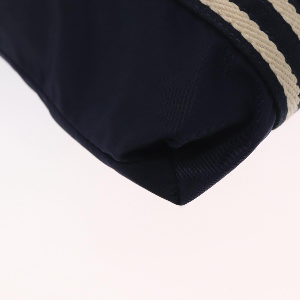 Gucci Vintage Gg Coated Canvas Navy Nylon Shoulder Bag Bag (Pre-Owned)