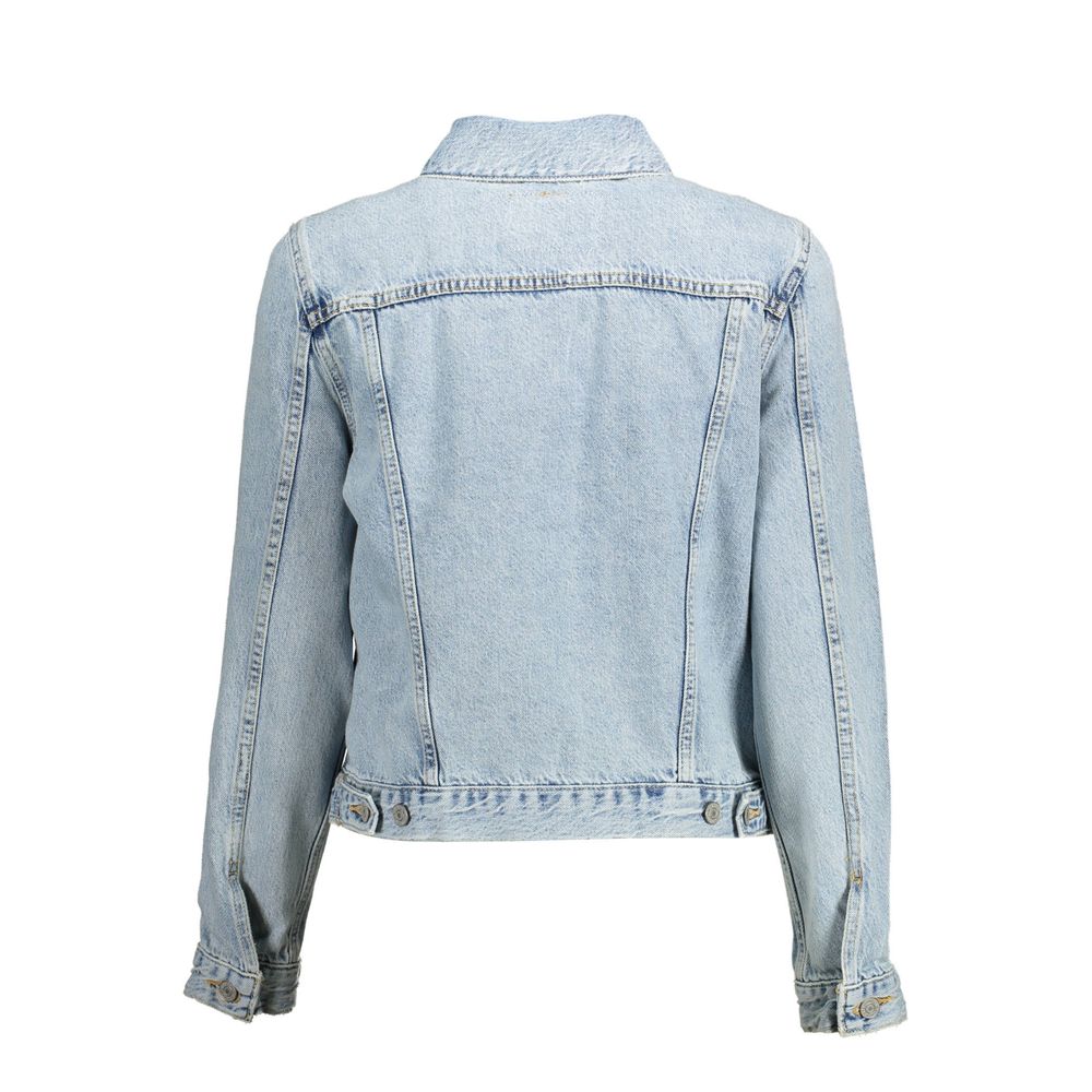 Levi's Light Blue Cotton Women Women's Jacket