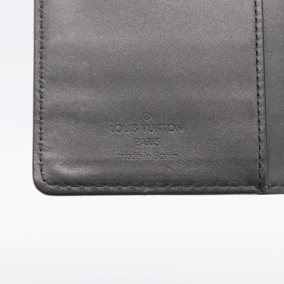 Louis Vuitton Agenda Cover Monogram Empreinte Leather Gray Canvas Wallets Accessory (Pre-Owned)