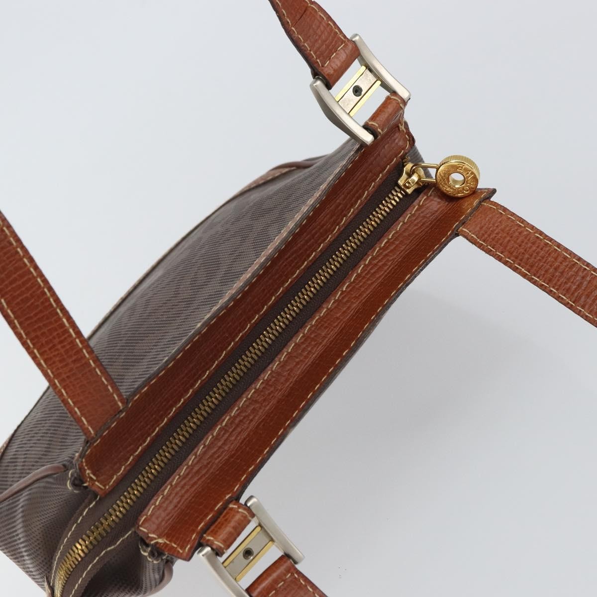Loewe Anagram Pvc Leather Brown Pvc Shoulder Bag Bag (Pre-Owned)
