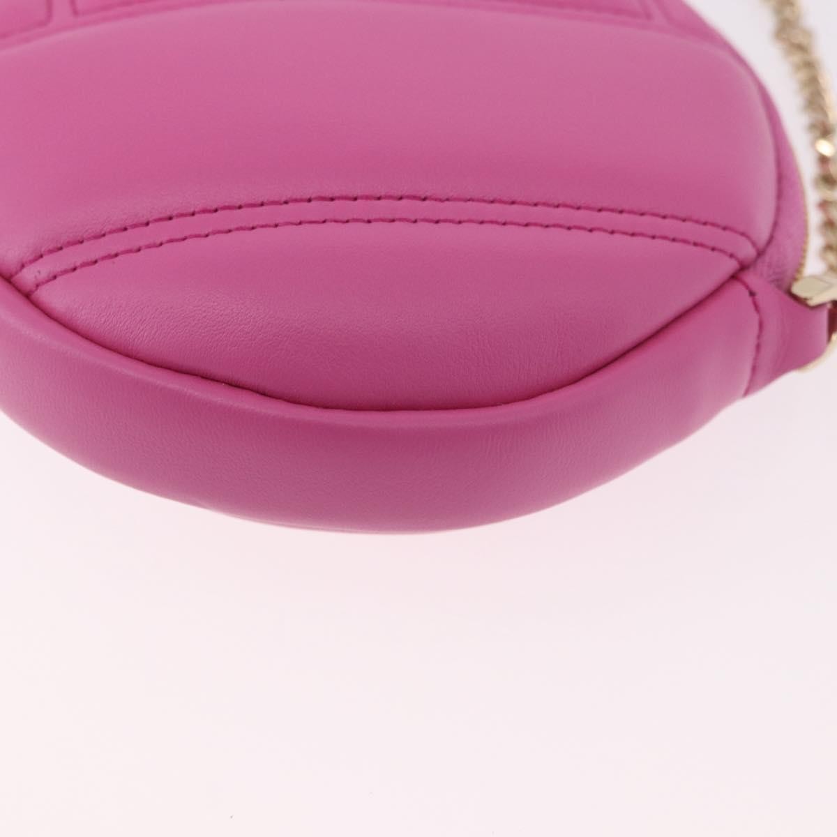 Bvlgari Shoulder Leather Pink Leather Shoulder Bag Bag (Pre-Owned)