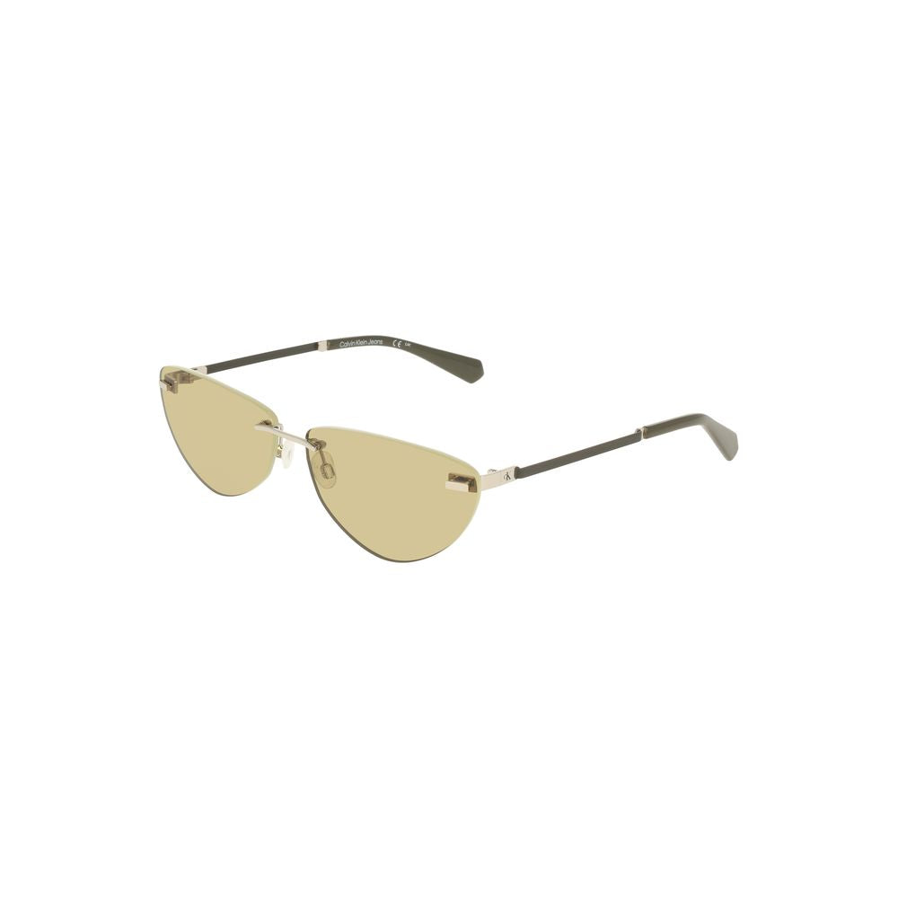 Calvin Klein Verde Metallo Woman Women's Sunglass
