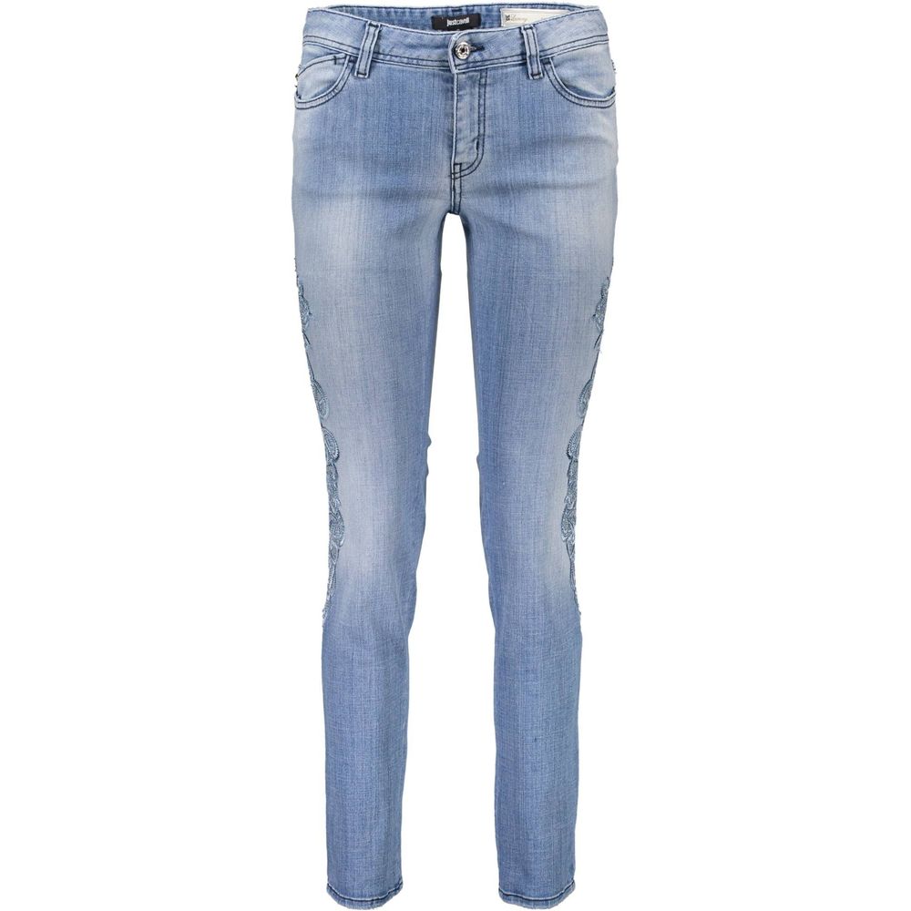 Just Cavalli Azzurro Cotton Women Women's Jeans