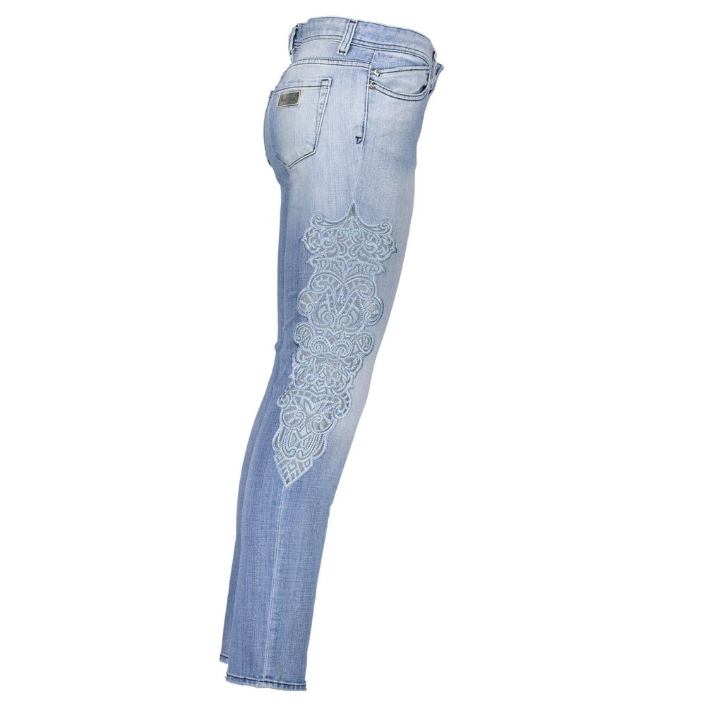 Just Cavalli Azzurro Cotton Women Women's Jeans
