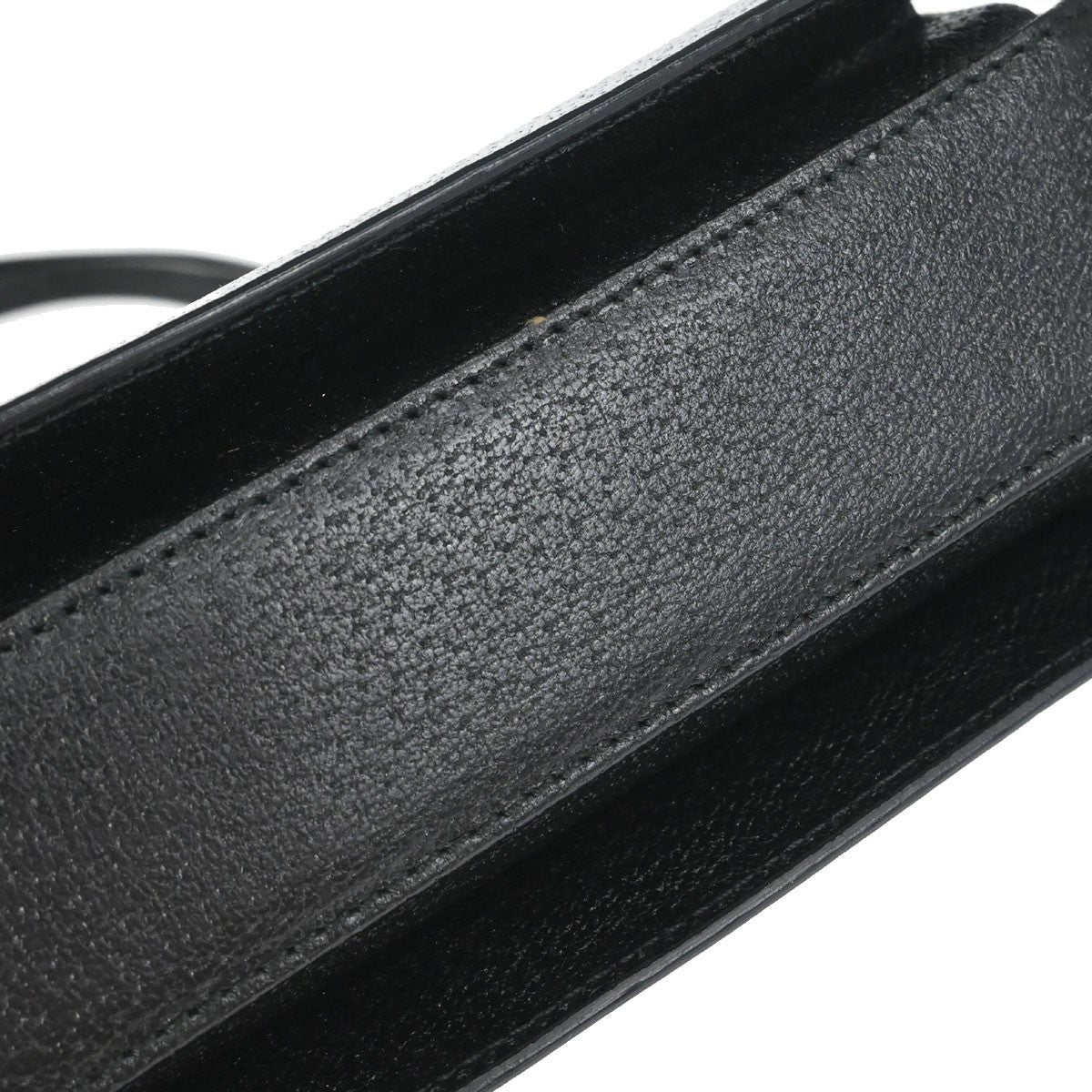 Gucci Vintage Leather Black Leather Shoulder Bag Bag (Pre-Owned)
