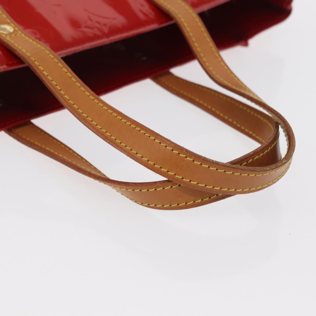 Louis Vuitton Reade Monogram Vernis Red Patent_Leather Handbag (Pre-Owned)