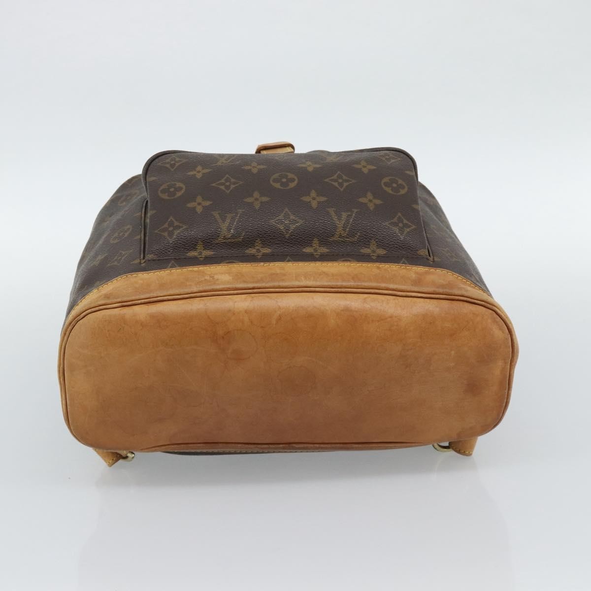 Louis Vuitton Vintage Montsouris Monogram Canvas Brown Canvas Backpack Bag (Pre-Owned)