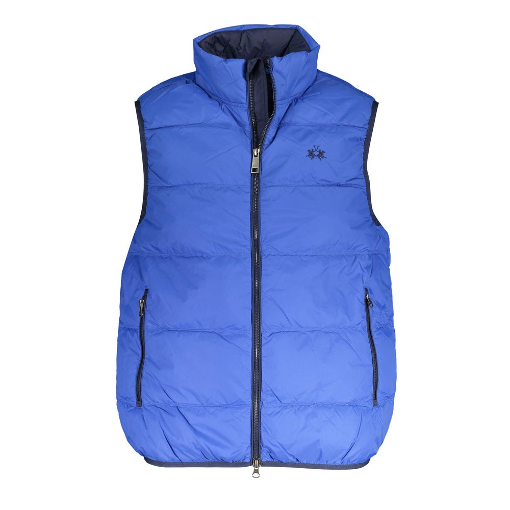 La Martina Blue Polyamide Men's Men's Vest