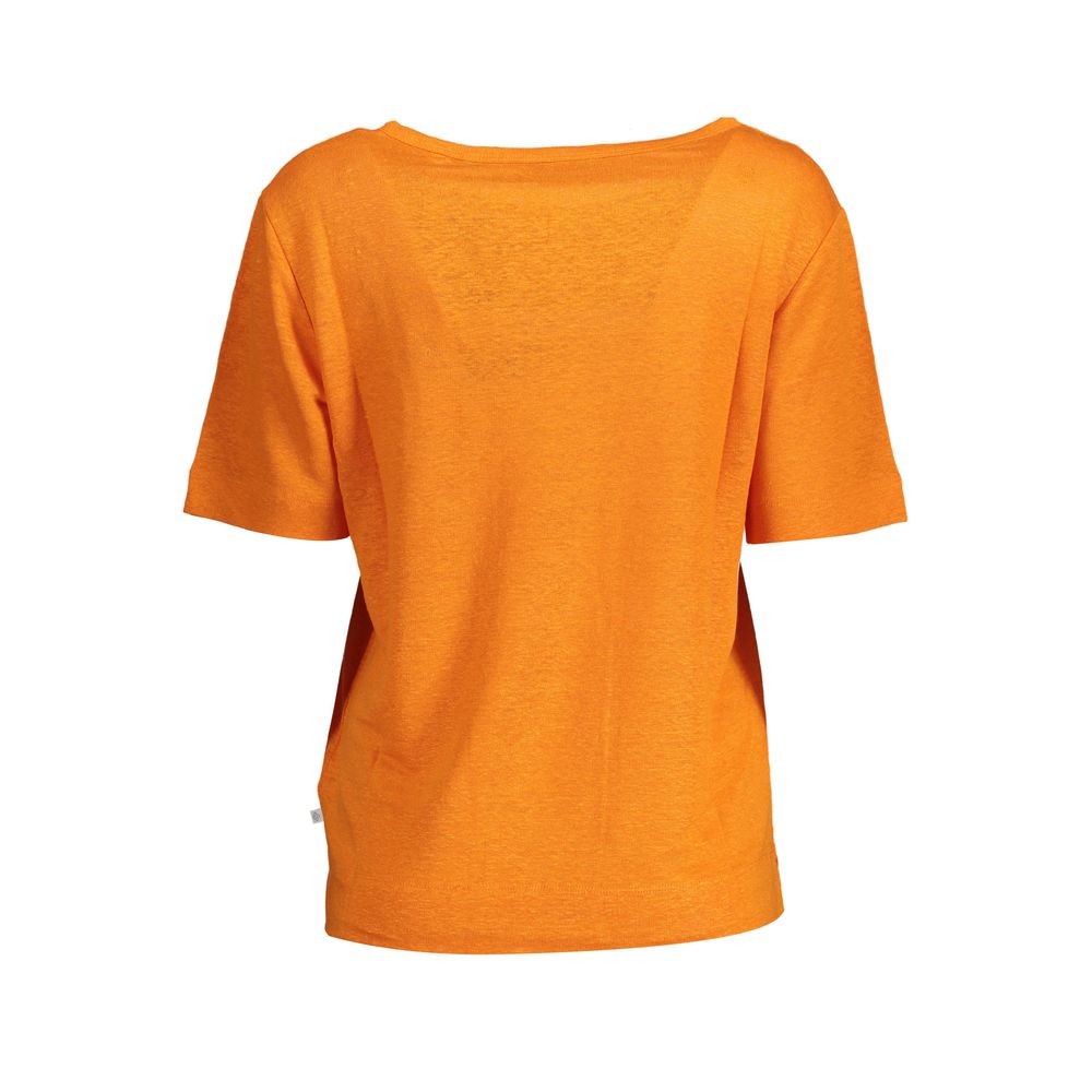 Gant Arancione Linen Women Women's T-Shirt