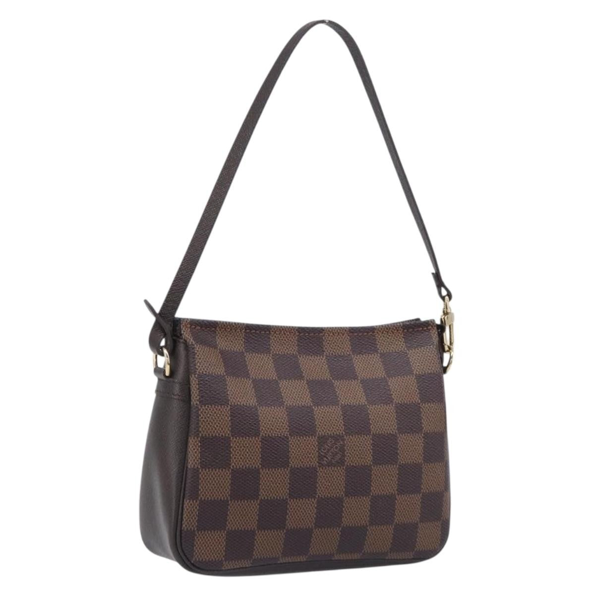Louis Vuitton Trousse Make Up Damier Brown Canvas Clutche & Pouche Bag (Pre-Owned)