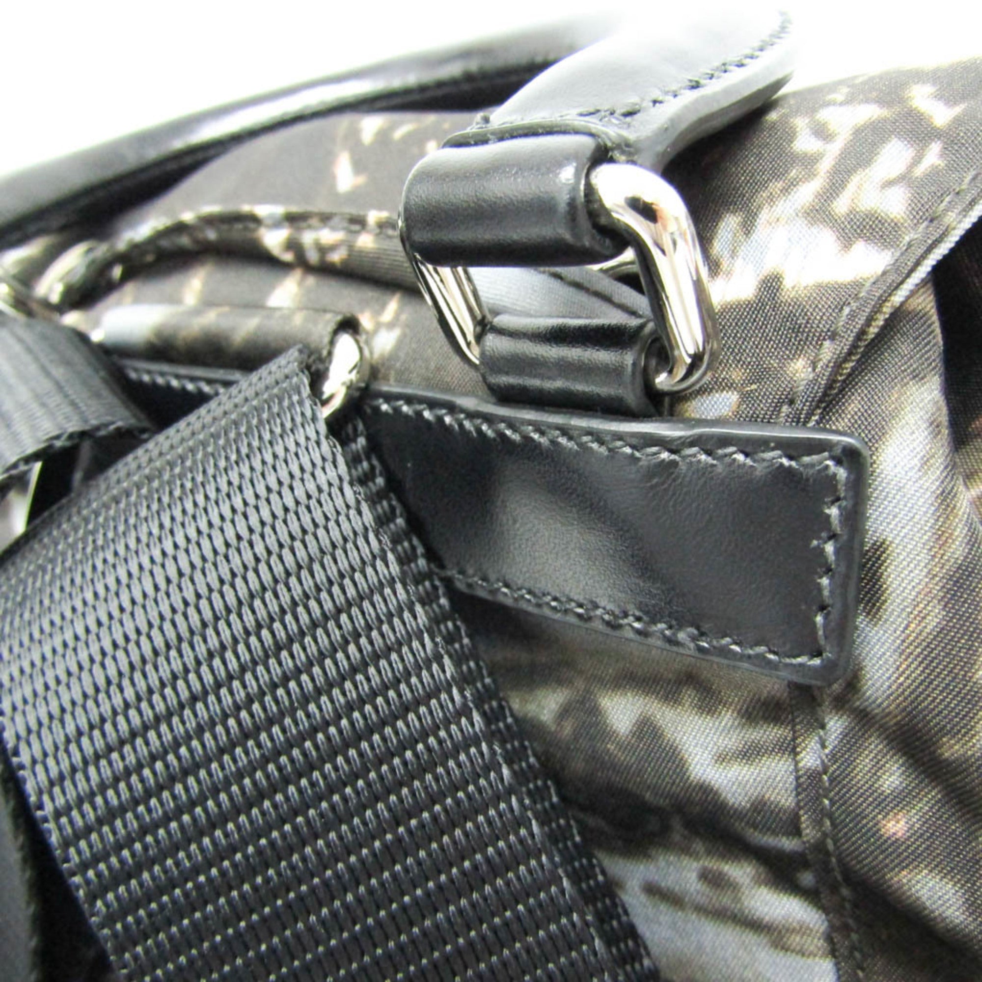 Prada Camouflage Tessuto Multicolour Nylon Backpack Bag (Pre-Owned)