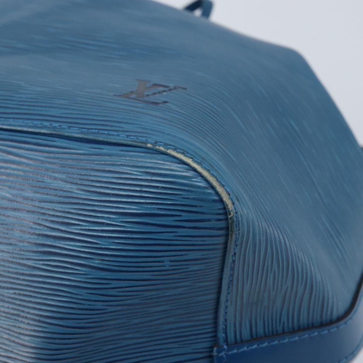 Louis Vuitton Petit Noe Epi Leather Blue Leather Shoulder Bag Bag (Pre-Owned)