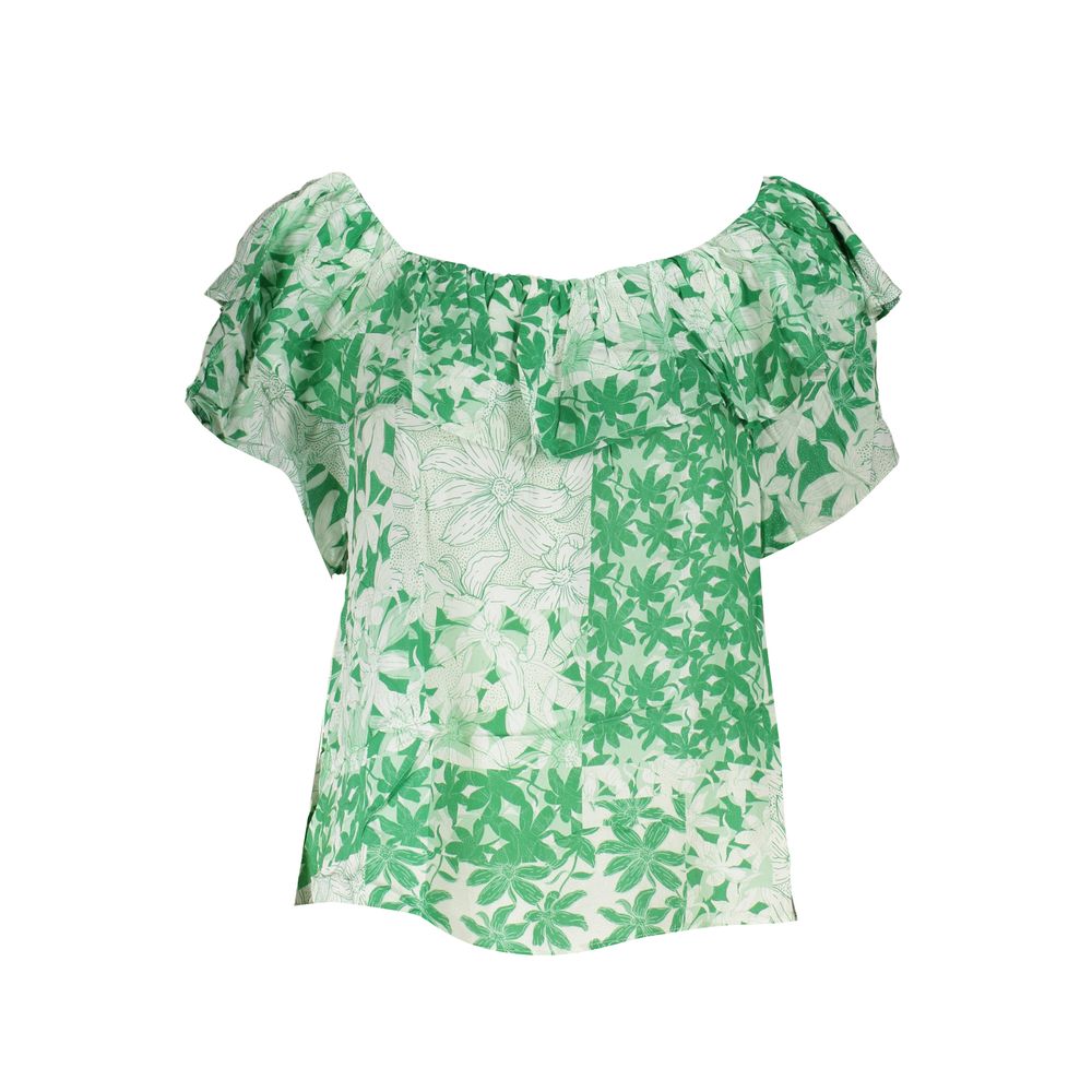 Desigual Verde Cotton Women Women's T-Shirt