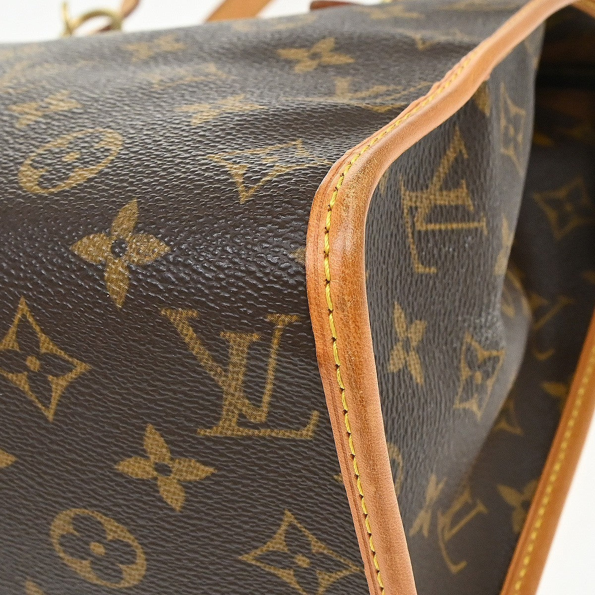 Louis Vuitton Popincourt Tote Monogram Canvas Brown Canvas Tote Bag Bag (Pre-Owned)
