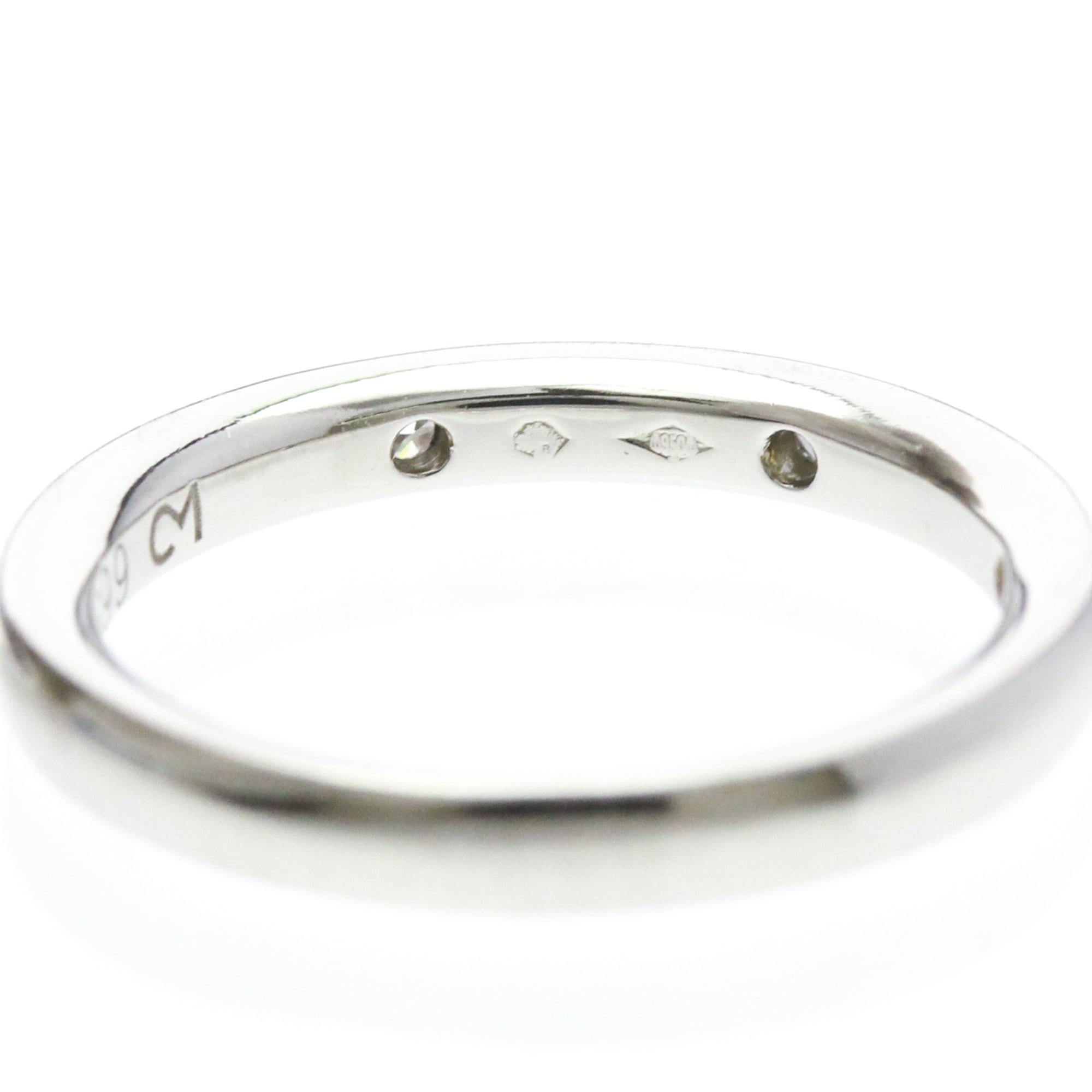 Van Cleef & Arpels Tendrement Wedding Band Platinum Silver Platinum Ring Jewelry (Pre-Owned)