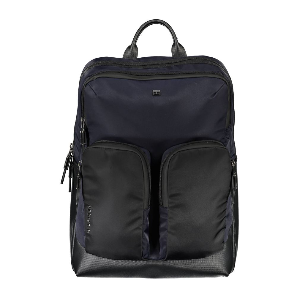 Tommy Hilfiger Blue Polyurethane Men's Men's Backpack