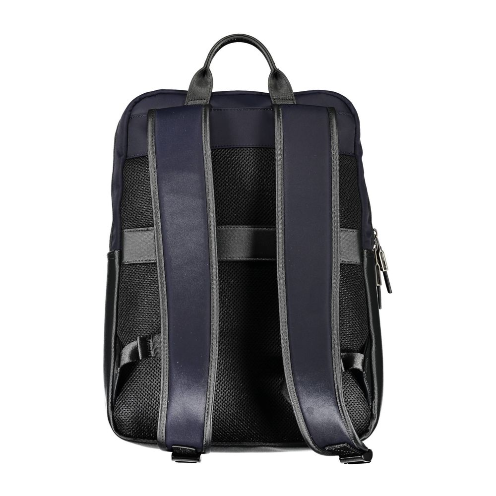 Tommy Hilfiger Blue Polyurethane Men's Men's Backpack