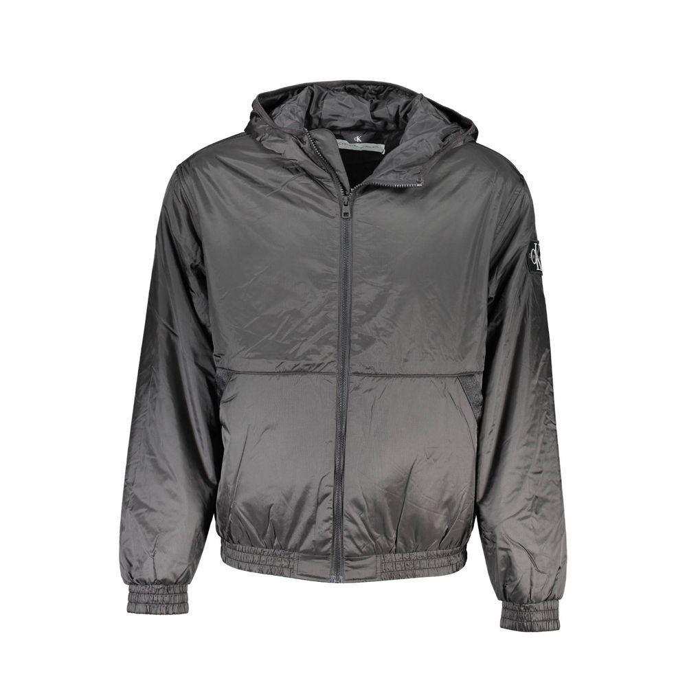 Calvin Klein Black Polyester Men's Men's Jacket