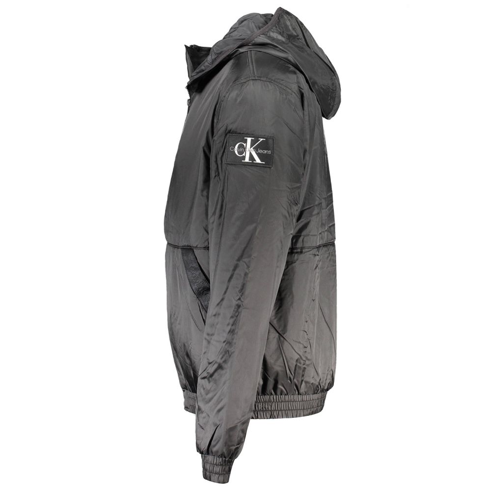 Calvin Klein Black Polyester Men's Men's Jacket