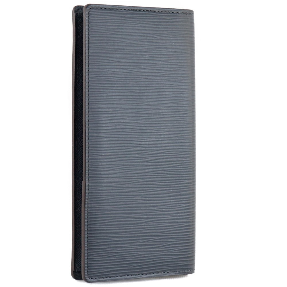 Louis Vuitton Brazza Navy Leather Wallet (Pre-Owned)