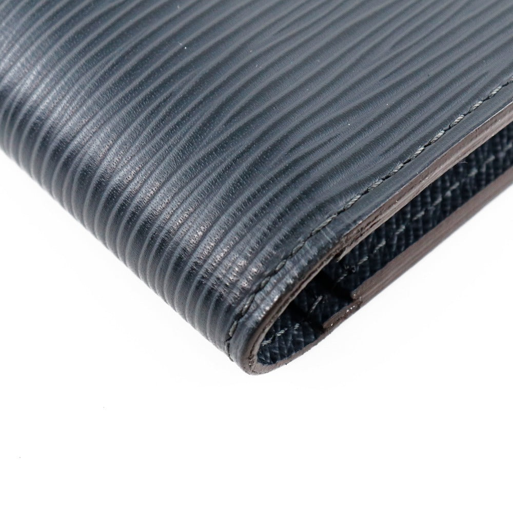 Louis Vuitton Brazza Navy Leather Wallet (Pre-Owned)