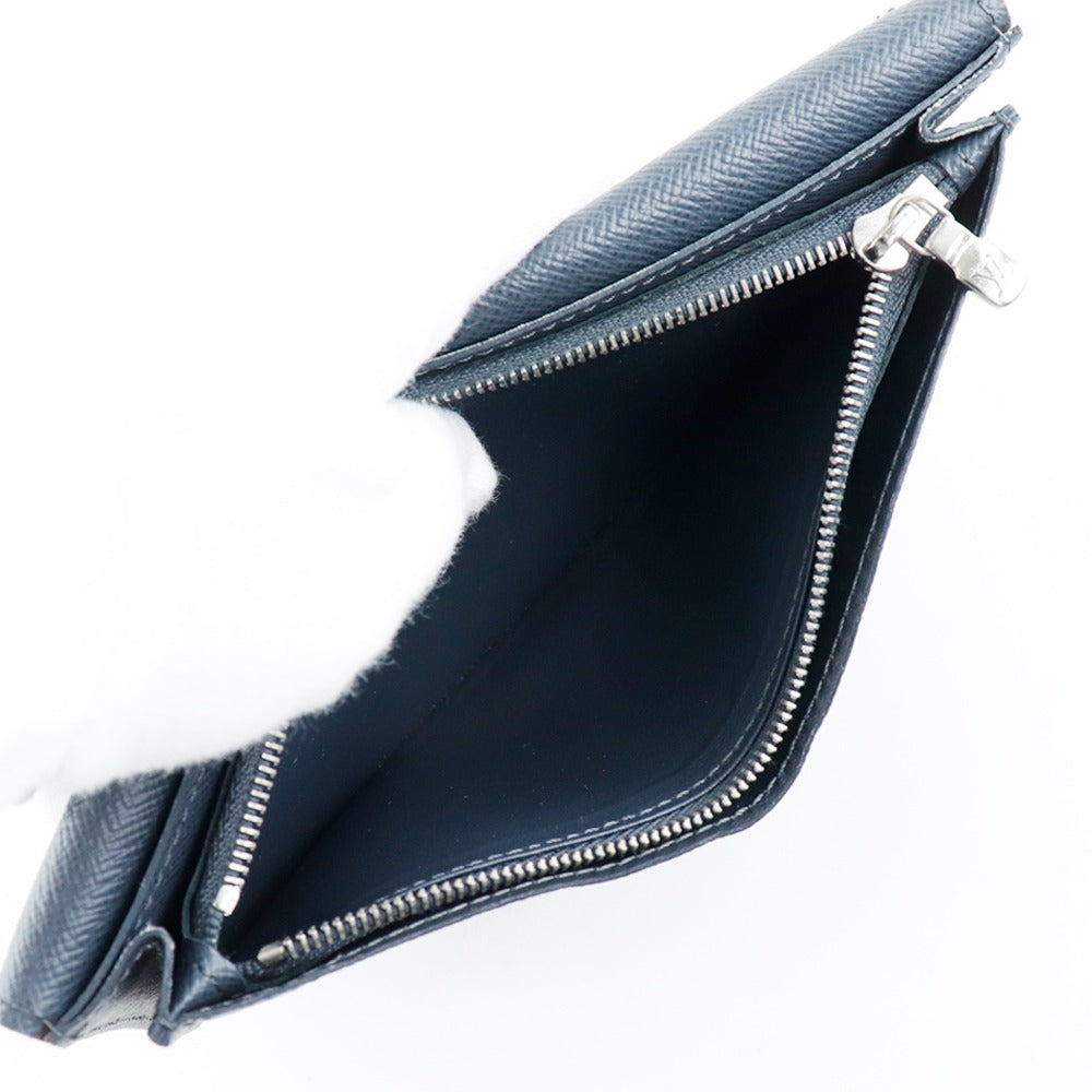 Louis Vuitton Brazza Navy Leather Wallet (Pre-Owned)