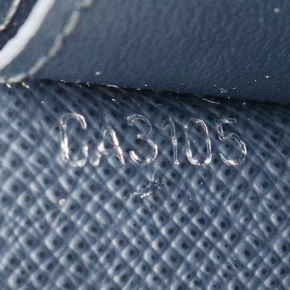 Louis Vuitton Brazza Navy Leather Wallet (Pre-Owned)