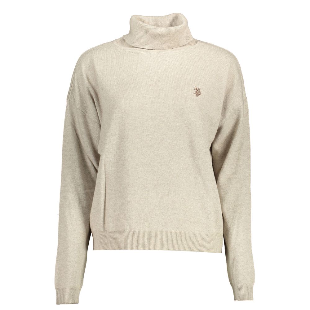 U.S. POLO ASSN. Beige Wool Women Women's Sweater