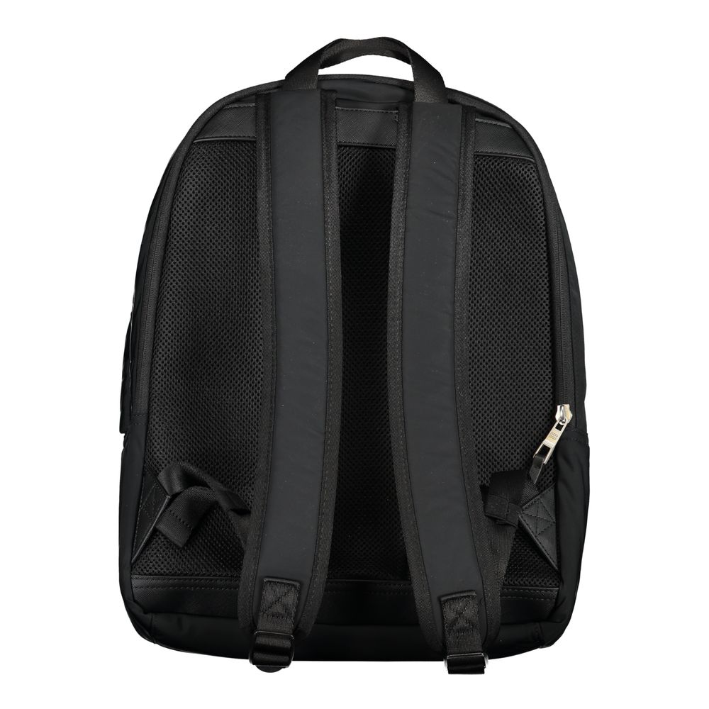 Tommy Hilfiger Black Polyester Men Men's Backpack