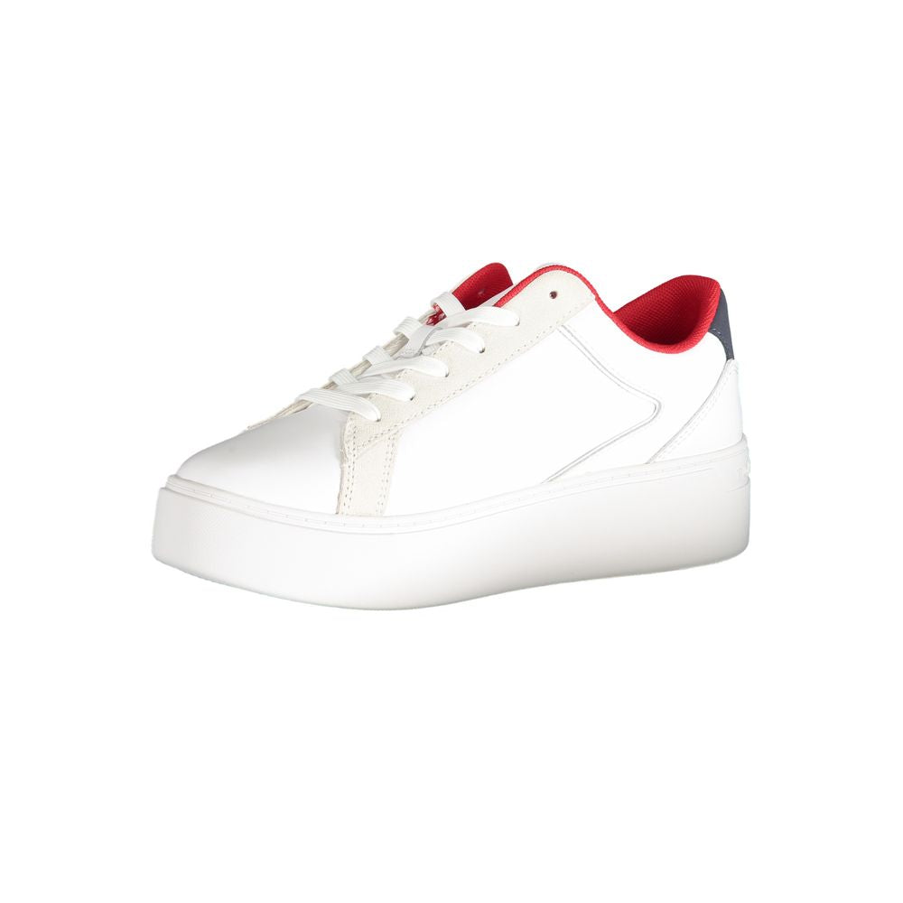Tommy Hilfiger White Polyester Women's Sneaker