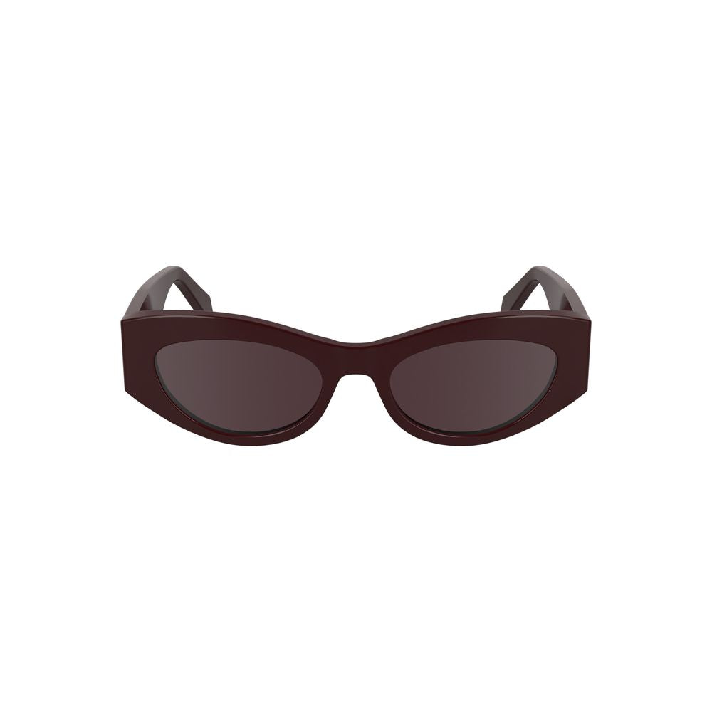 Calvin Klein Rosso Acetate Women Women's Sunglass