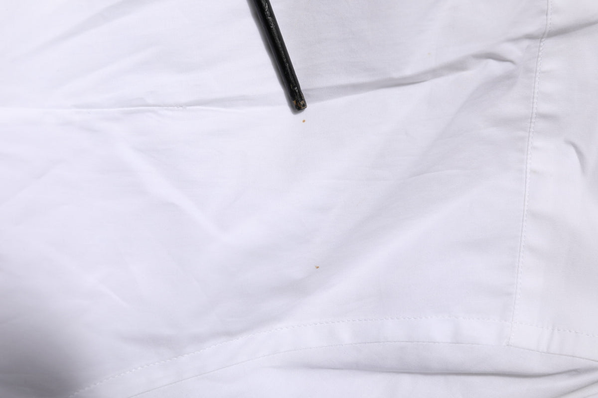 Dolce & Gabbana White Cotton GOLD Long Sleeves Formal Men's Shirt (Pre-Owned)